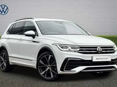 Used VW Tiguan R-line 150 HP (110 kW) 2023 White SUV
