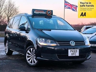 Used VW Sharan SE 150 HP (110 kW) 2019 Black MPV