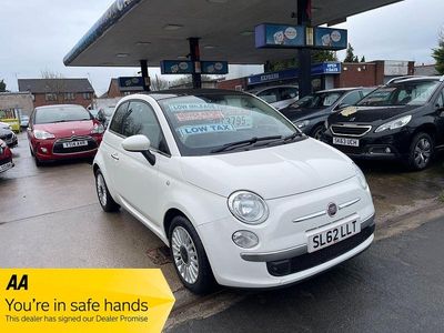 Used Fiat 500 Lounge 69 HP (50 kW) 2012 White Hatchback