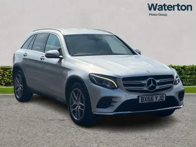 Used Mercedes GLC220 AMG line 170 HP (125 kW) 2016 Silver SUV