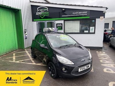 Black Used 2016 Ford Ka Zetec Hatchback | £3,880 (Fair price)