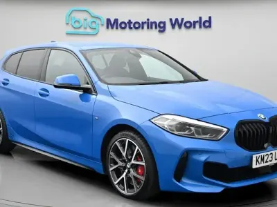 Used BMW 128 M Sport 265 HP (194 kW) 2023 Blue Hatchback