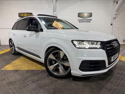 Begagnad Audi Q7 Black Edition 286 HK (210 kW) 2019 Vit SUV
