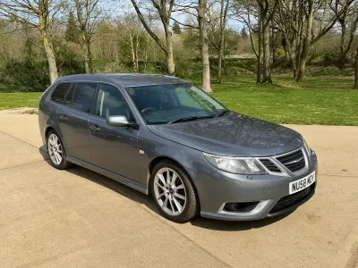Used Saab 9-3 Aero 180 HP (132 kW) 2008 Grey Estate