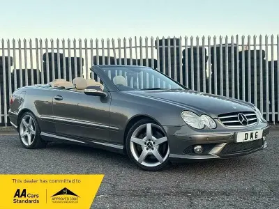 Begagnad Mercedes CLK200 2009 Grå Cab