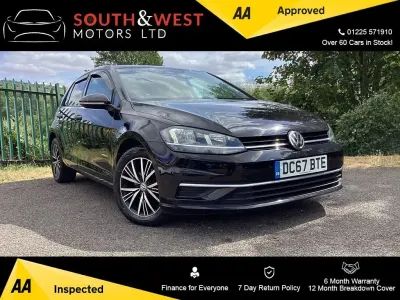 Used VW Golf VII SE 115 HP (84 kW) 2018 Black Hatchback