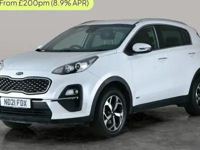 Begagnad Kia Sportage 177 HK (130 kW) 2021 Vit SUV