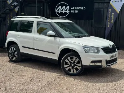 Used Skoda Yeti Outdoor LAURIN & KLEMENT 140 HP (102 kW) 2014 White SUV