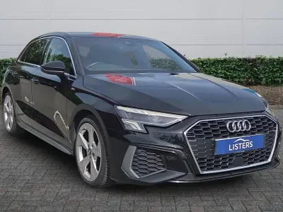 Used Audi A3 S-Line 150 HP (110 kW) 2020 Black Sedan