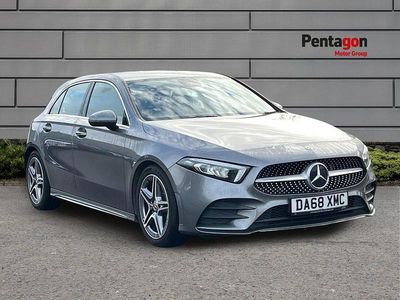 Grey Used 2018 Mercedes A180 AMG line Hatchback | £15,995 (Fair price)