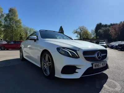 Gebraucht Mercedes E220 AMG Line Premium 194 PS (142 kW) 2017 Weiß Coupé