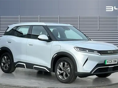 New BYD Atto 2 Boost 130 kW (177 HP) 2026 Additional metallic  skiing white SUV