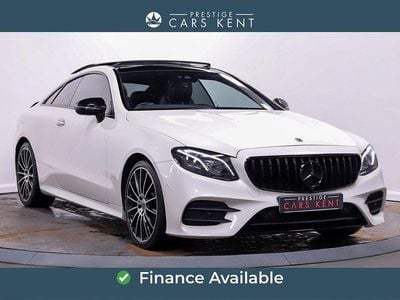 Used Mercedes E300 AMG line 245 HP (180 kW) 2020 White Coupe