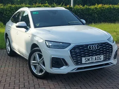 Used Audi Q5 S-Line 204 HP (150 kW) 2021 White SUV