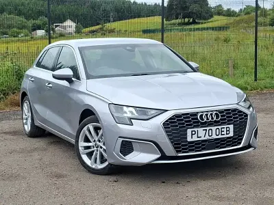 Used Audi A3 S-Line 150 HP (110 kW) 2020 Silver Sedan