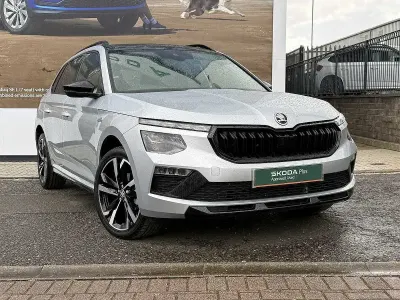 Used Skoda Kamiq Monte Carlo 113 HP (83 kW) 2024 Brilliant silver metallic SUV