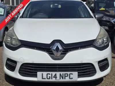 Used Renault Clio IV GT-Line 120 HP (88 kW) 2014 White Hatchback