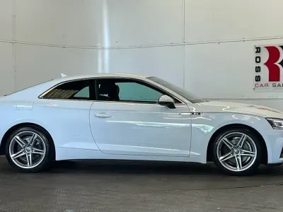 Used Audi A5 S-Line 190 HP (139 kW) 2018 White Coupe