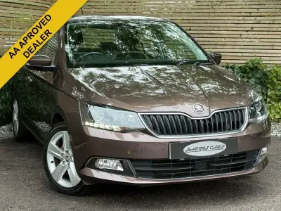 Used Skoda Fabia SE L 110 HP (80 kW) 2016 Brown Hatchback