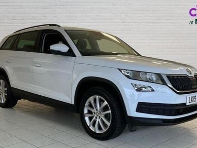 Used Skoda Kodiaq SE 150 HP (110 kW) 2019 Moon white metallic SUV