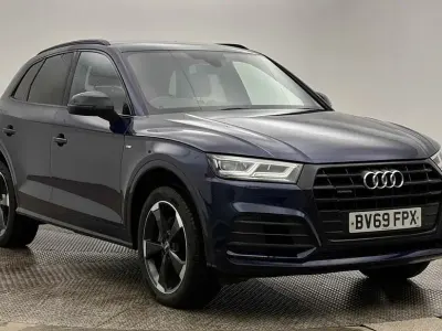 Begagnad Audi Q5 Black Edition 245 HK (180 kW) 2019 Blå SUV