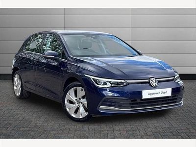 Used VW Golf VIII Style 130 HP (95 kW) 2022 Blue Hatchback
