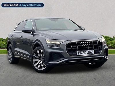 Used Audi Q8 S-Line 286 HP (210 kW) 2020 Grey SUV