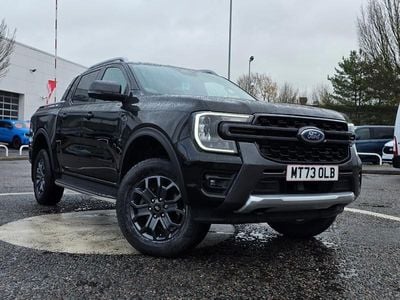 Black Used 2023 Ford Ranger Wildtrack Pickup | £27,990 (Good price)