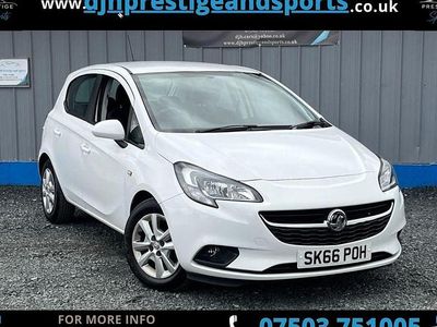 Used Vauxhall Corsa Design Edition 75 HP (55 kW) 2016 White Hatchback