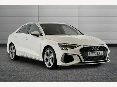 Usado Audi A3 S-Line 150 HP (110 kW) 2020 Branco Sedan