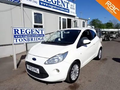 Begagnad Ford Ka Zetec 69 HK (50 kW) 2013 Vit Halvkombi