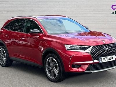 Red Used 2021 DS Automobiles DS7 Crossback Prestige SUV | £19,354 (Fair price)