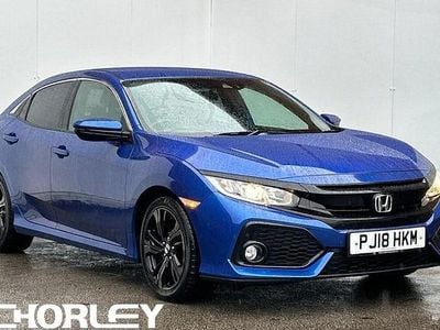 Blue Used 2018 Honda Civic SR Hatchback | £10,956 (Fair price)