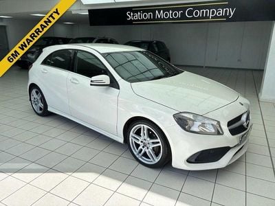 Used Mercedes A180 AMG line 109 HP (80 kW) 2017 White Hatchback