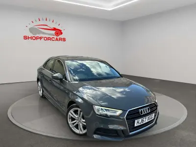 Used Audi A3 S-Line 150 HP (110 kW) 2017 Grey Sedan