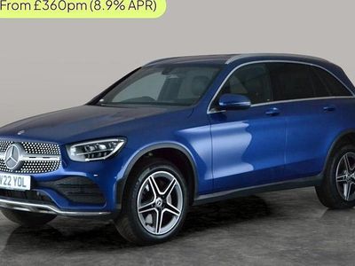 Used Mercedes GLC300e AMG line 320 HP (235 kW) 2022 Blue Estate