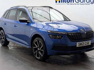 Used Skoda Kamiq Monte Carlo 150 HP (110 kW) 2021 Blue SUV