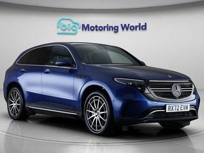 Used Mercedes EQC400 AMG line 300 kW (408 HP) 2022 Blue SUV
