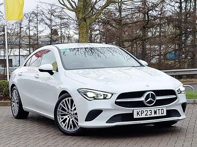 White Used 2023 Mercedes CLA200 Executive Coupe | £24,998 (Good price)