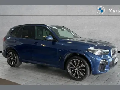 Used BMW X5 M Sport 286 HP (210 kW) 2021 Phytonic blue metallic paint SUV
