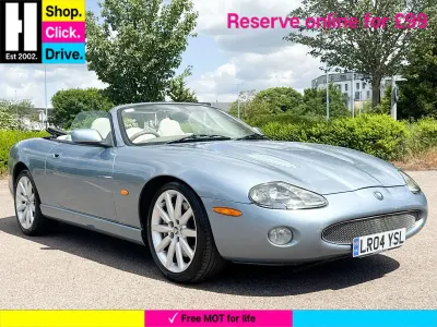 Used Jaguar XKR S 400 HP (294 kW) 2004 Blue Cabriolet