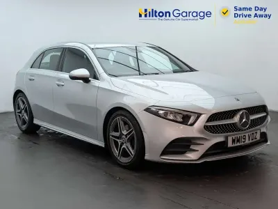 Used Mercedes A180 AMG line 136 HP (100 kW) 2019 Silver Hatchback