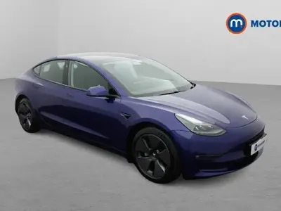 Used Tesla Model 3 Long Range AWD 366 kW (498 HP) 2021 Blue Sedan