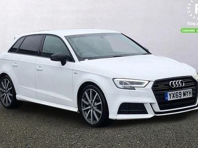 Used Audi A3 Sportback Black Edition 190 HP (139 kW) 2019 White Hatchback
