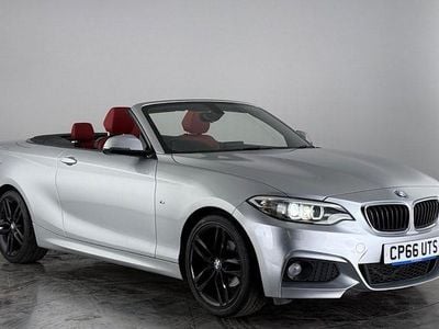 Used BMW 218 M Sport 136 HP (100 kW) 2016 Silver Cabriolet