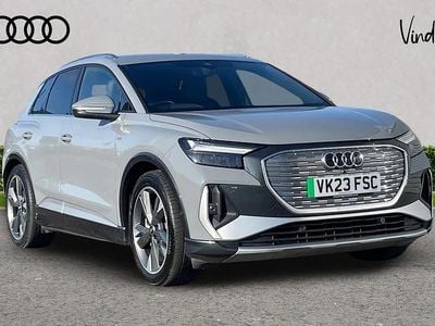 Grey Used 2023 Audi Q4 e-tron S-Line SUV | £26,283 (Fair price)