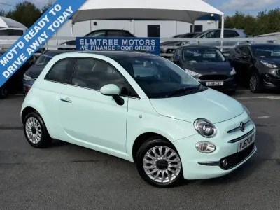 Used Fiat 500 Lounge 69 HP (50 kW) 2017 Green Hatchback