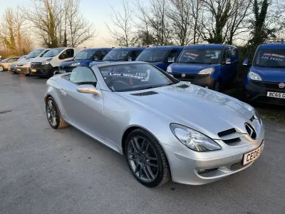 Used Mercedes SLK200 163 HP (119 kW) 2008 Silver Cabriolet