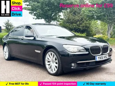 Used BMW 750L Comfort Edition 401 HP (294 kW) 2011 Black Sedan