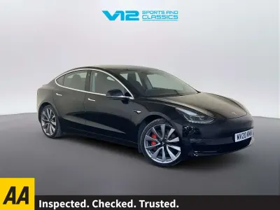 Used Tesla Model 3 Performance 330 kW (449 HP) 2020 Black Sedan